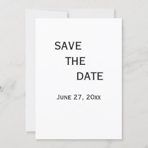 Schwarze und weiße schwule Hochzeit Save The Date  Einladung