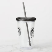 Schwarze und weiße Stammziege / Schafe Acryltrinkbecher (Links)