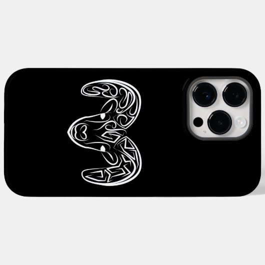 Schwarze und weiße Stammziege / Schafe Case-Mate iPhone Hülle (Rückseite (Horizontal))