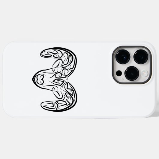 Schwarze und weiße Stammziege / Schafe Case-Mate iPhone Hülle (Rückseite (Horizontal))