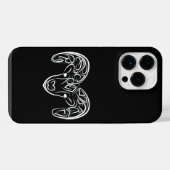 Schwarze und weiße Stammziege / Schafe iPhone Hülle (Rückseite (Horizontal))