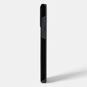 Schwarze und weiße Stammziege / Schafe iPhone Hülle (Linke Seite)