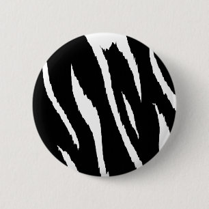 Schwarze und weiße Streifen Button
