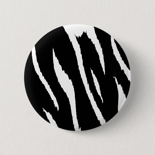 Schwarze und weiße Streifen Button (Vorderseite)