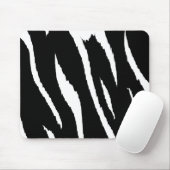 Schwarze und weiße Streifen Mousepad (Mit Mouse)