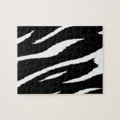 Schwarze und weiße Streifen Puzzle (Horizontal)