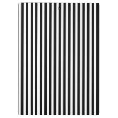 Schwarze und weiße Streifen; Streifen Klemmbrett (Rückseite)