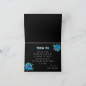 Schwarze und weiße Tattoo Alte Schule Einladung (Innenseite)