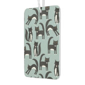 Schwarze und weiße Tuxedo Katzen Autolufterfrischer (Links)