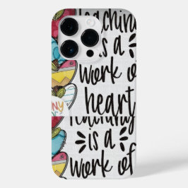 SCHWARZE UND WEISSE UND MULTYFARBHERZDISIGN AUF IP Case-Mate iPhone 14 PRO HÜLLE