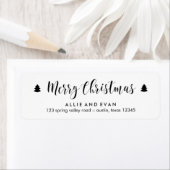 Schwarze und weiße Weihnachtskiefern (Insitu)