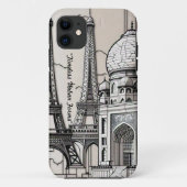 "Schwarze und Weiße Wunder" Case-Mate iPhone Hülle (Rückseite)