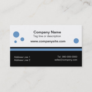 Schwarze untere Geschäfts-Karten-Vorlagen Visitenkarte