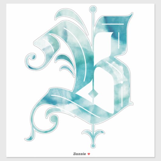 SCHWARZE VALENTINE -B- AUFKLEBER (Blatt)