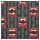 Schwarze Vampirzähne Nosferatu schwarz Stoff (Muster)