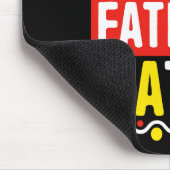 Schwarze Väter Problem für Männer Vater Geschichte Mousepad (Ecke)