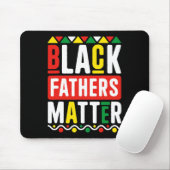 Schwarze Väter Problem für Männer Vater Geschichte Mousepad (Mit Mouse)