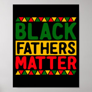 Schwarze Väter Schwarzer Stolz Schwarze Geschichte Poster