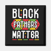 Schwarze Väter sind wichtig für Männer Vater Histo Magnet (Vorne)