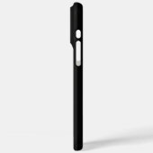 Schwarze Velvet Case-Mate iPhone Hülle (Rückseite / Links)