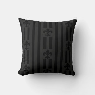 Schwarze Velvet Kissen