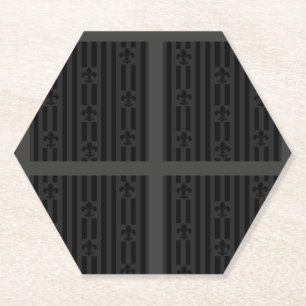 Schwarze Velvet Untersetzer