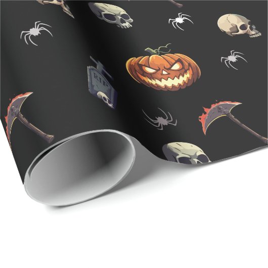 🖤 Schwarze Version - Wrapping Paper Geschenkpapier (Rolleneckpunkt)