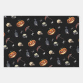 🖤 Schwarze Version - Wrapping Paper Geschenkpapier Set (Vorderseite)