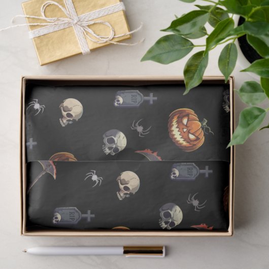 🖤 Schwarze Version - Wrapping Paper Seidenpapier (Geschenk)