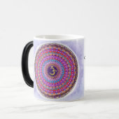 Schwarze verwandelnde Tasse - Krone Chakra (Vorderseite Links)