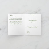 Schwarze Viktorianische antike Puppenkarte für Mam Karte (Innenseite)