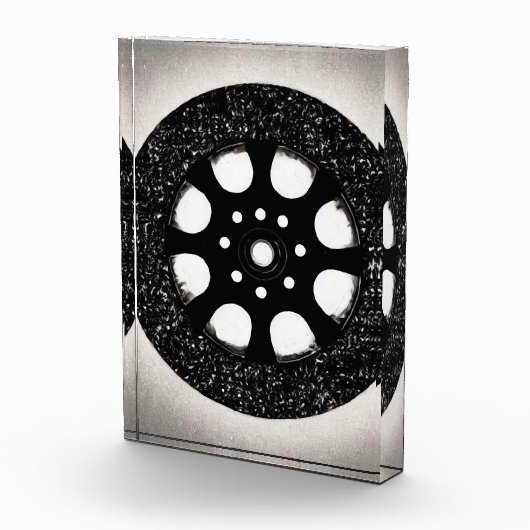 Schwarze Vintage Filmrolle Fotoblock (Rechts)