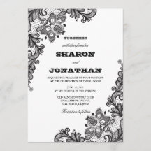 Schwarze Vintage Spitze