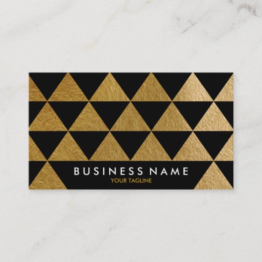 Schwarze Visitenkarte (Vorderseite)