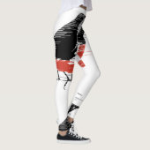 Schwarze Vögel - Breezy Vögel Leggings (Rechts)