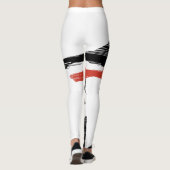 Schwarze Vögel - Breezy Vögel Leggings (Rückseite)