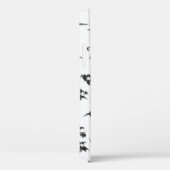 SCHWARZE VÖGEL, DIE AUF DEM HIMMEL FLIEGEN Case-Mate iPhone HÜLLE (Rückseite / Rechts)