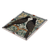 Schwarze Vögel Imitate gestanzte Glass Bird Couple Fliese (Seite)