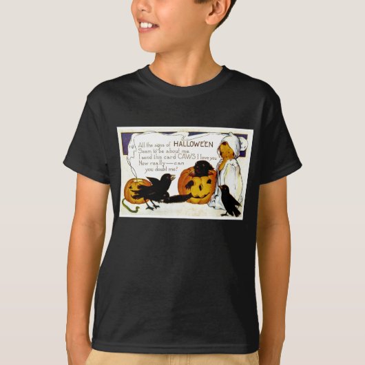 Schwarze Vögel T-Shirt (Vorderseite)