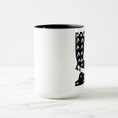 Schwarze Vögel Tasse (Zentrum)