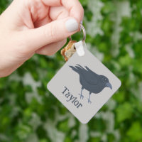 Schwarze Vogelbrille - Personalisiert