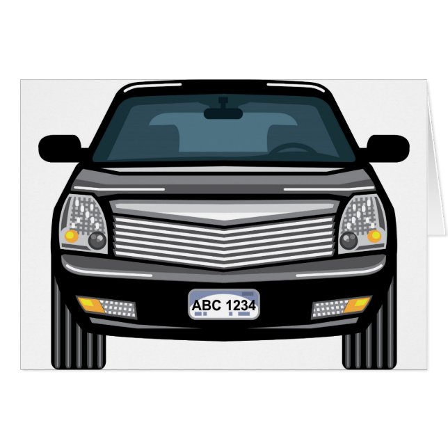 Schwarze Vorderansicht SUVs (Vorderseite (Horizontal))