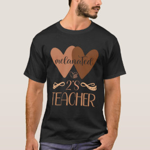 Schwarze Vorschule 2 s Lehrer Schwarze Geschichte T-Shirt
