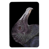 Schwarze Vulture-Illustration Magnet (Vertikal)