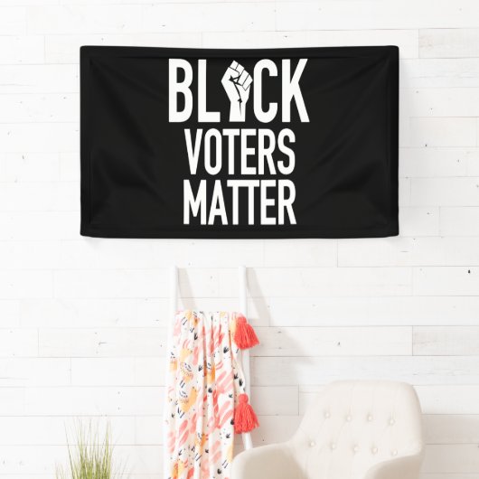  schwarze Wähler Banner (Insitu)