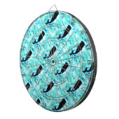 Schwarze Wale Dartscheibe (Vorderseite rechts)