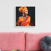 SCHWARZE WALL ART LEINWANDDRUCK (Insitu (Wohnzimmer))