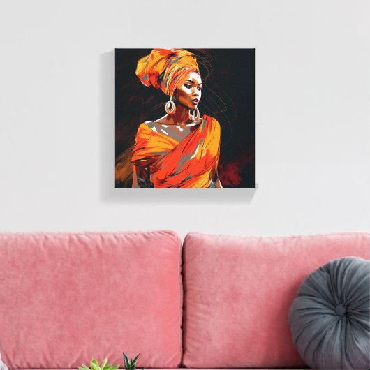 SCHWARZE WALL ART LEINWANDDRUCK (Insitu (Wohnzimmer))