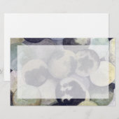 Schwarze Walnüsse Briefpapier (Vorne/Hinten)