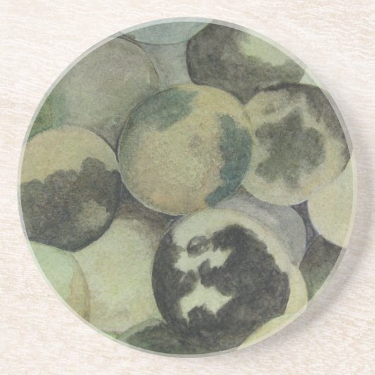 Schwarze Walnüsse Untersetzer (Vorne)